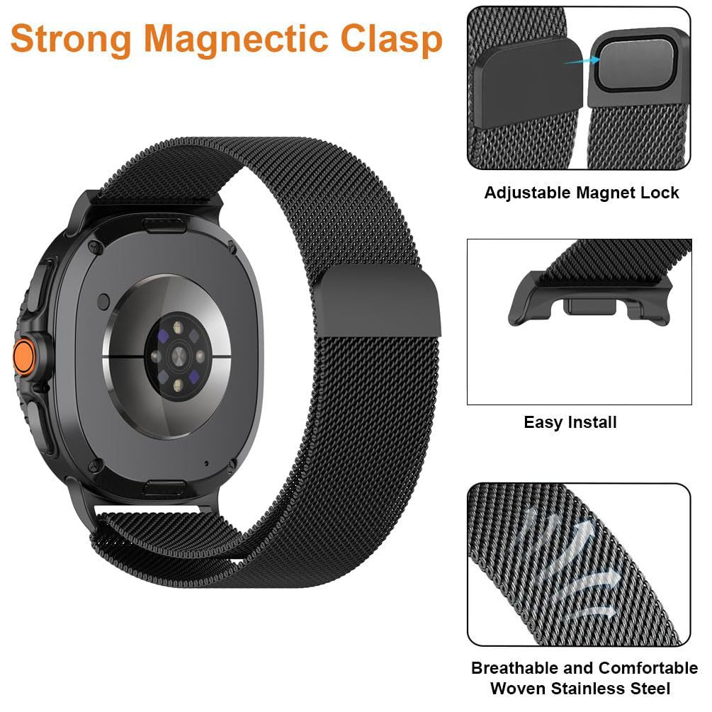 Samsung Galaxy Watch 8 / 8 Classic Stainless Steel Strap